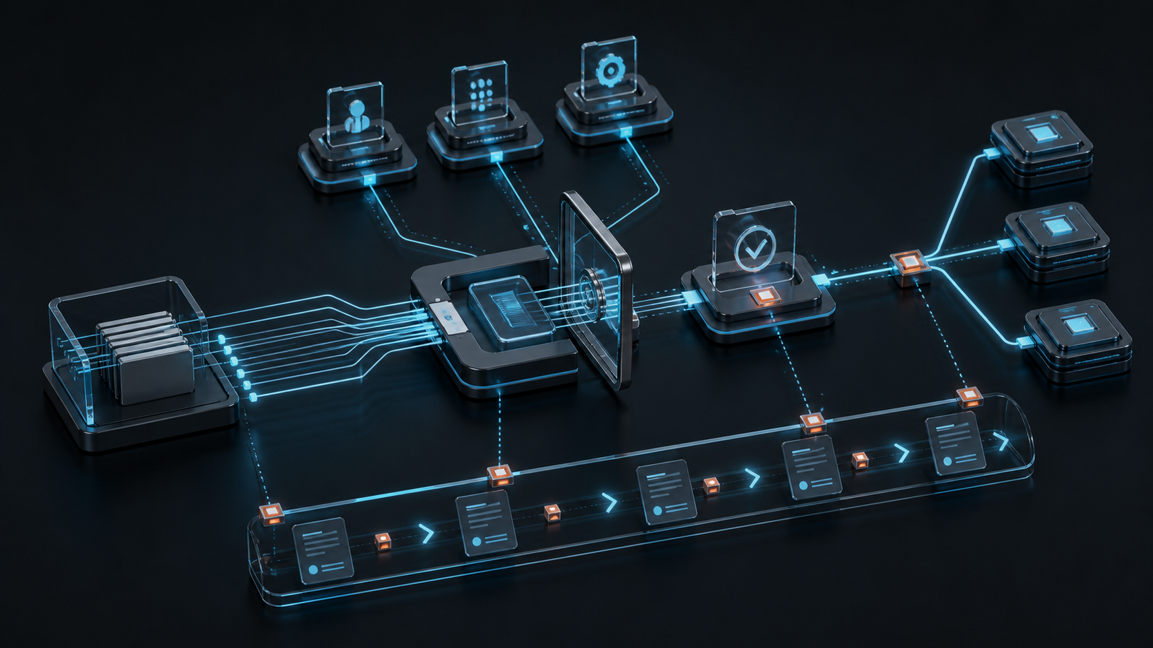 Editorial visualization of permissioned digital asset operations