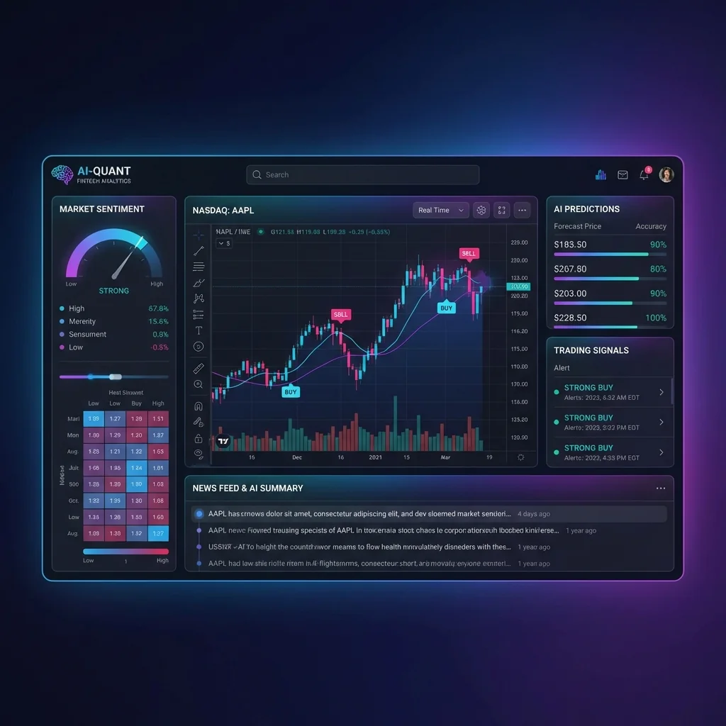 MarketMover AI product interface from the attributed partner portfolio